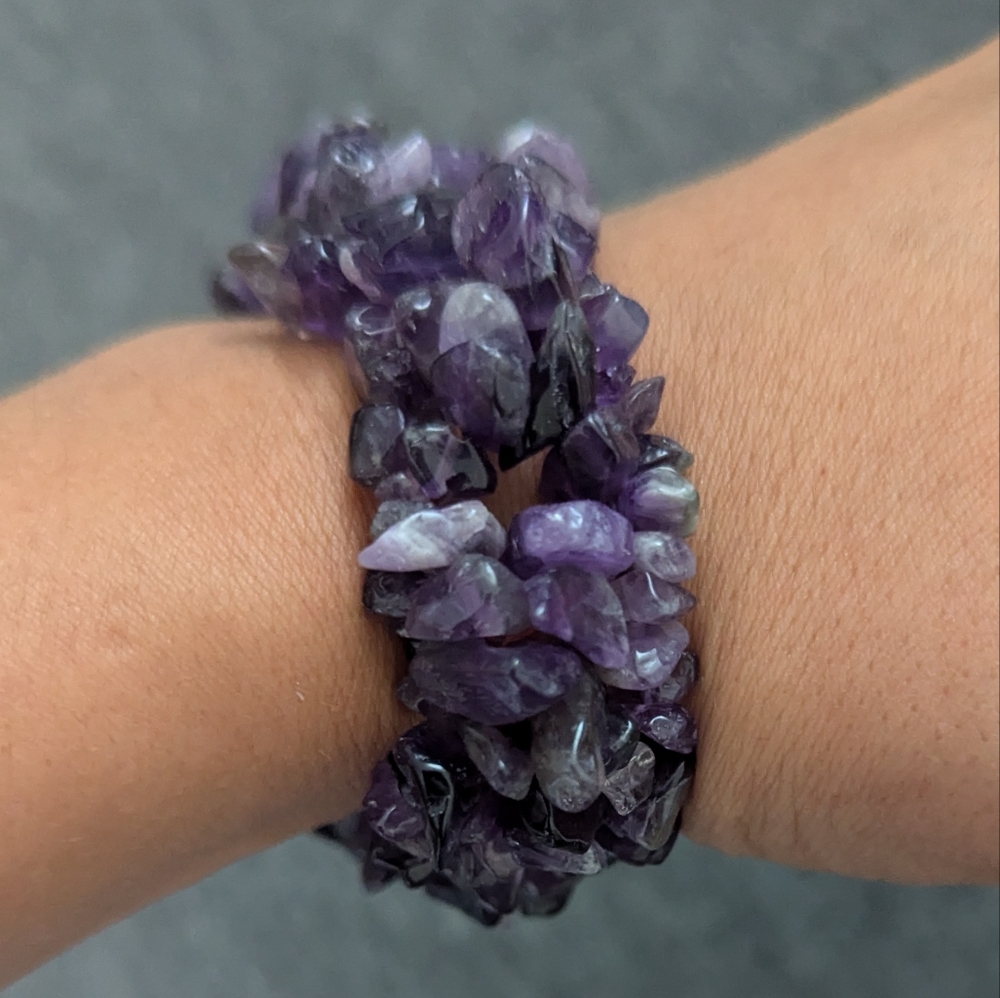 Amethyst bracelet